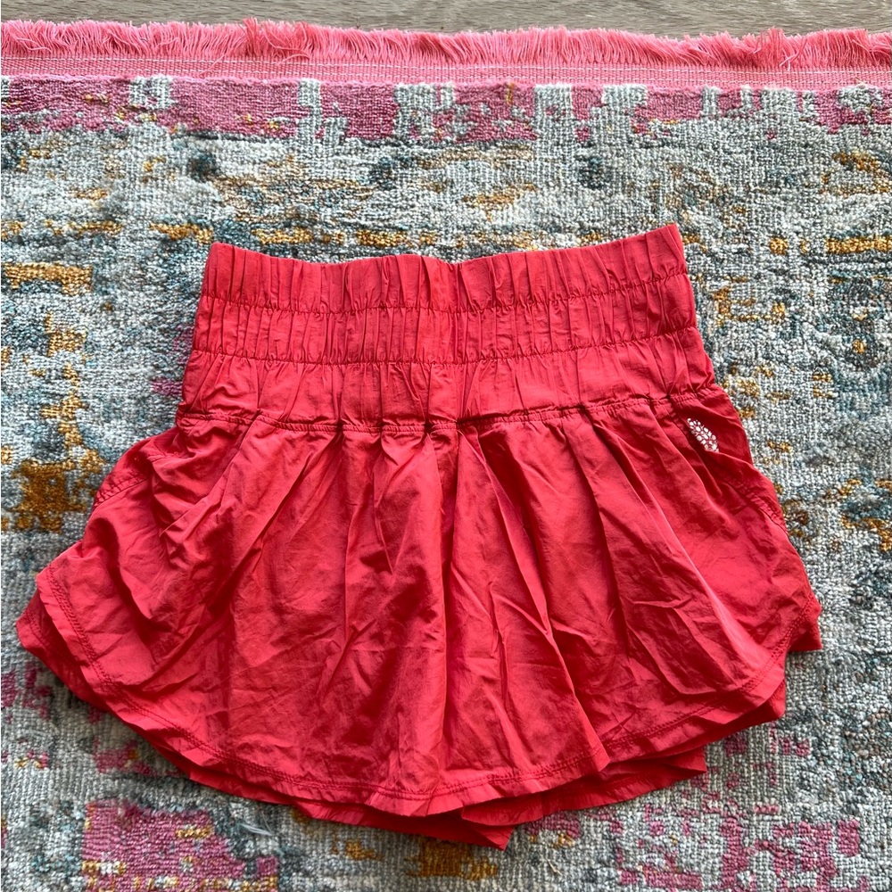 FP Movement by Free People Red Mini Skirt